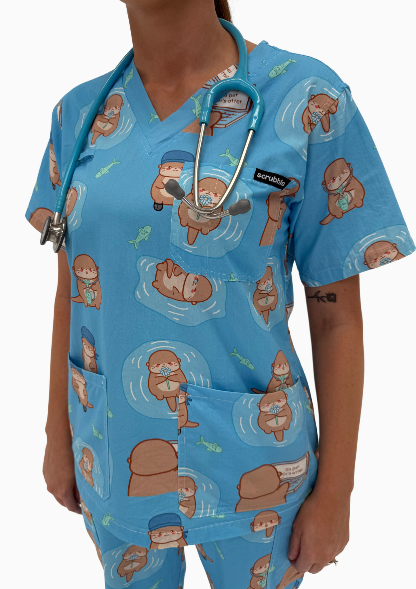 Dr. Otter Scrub Set