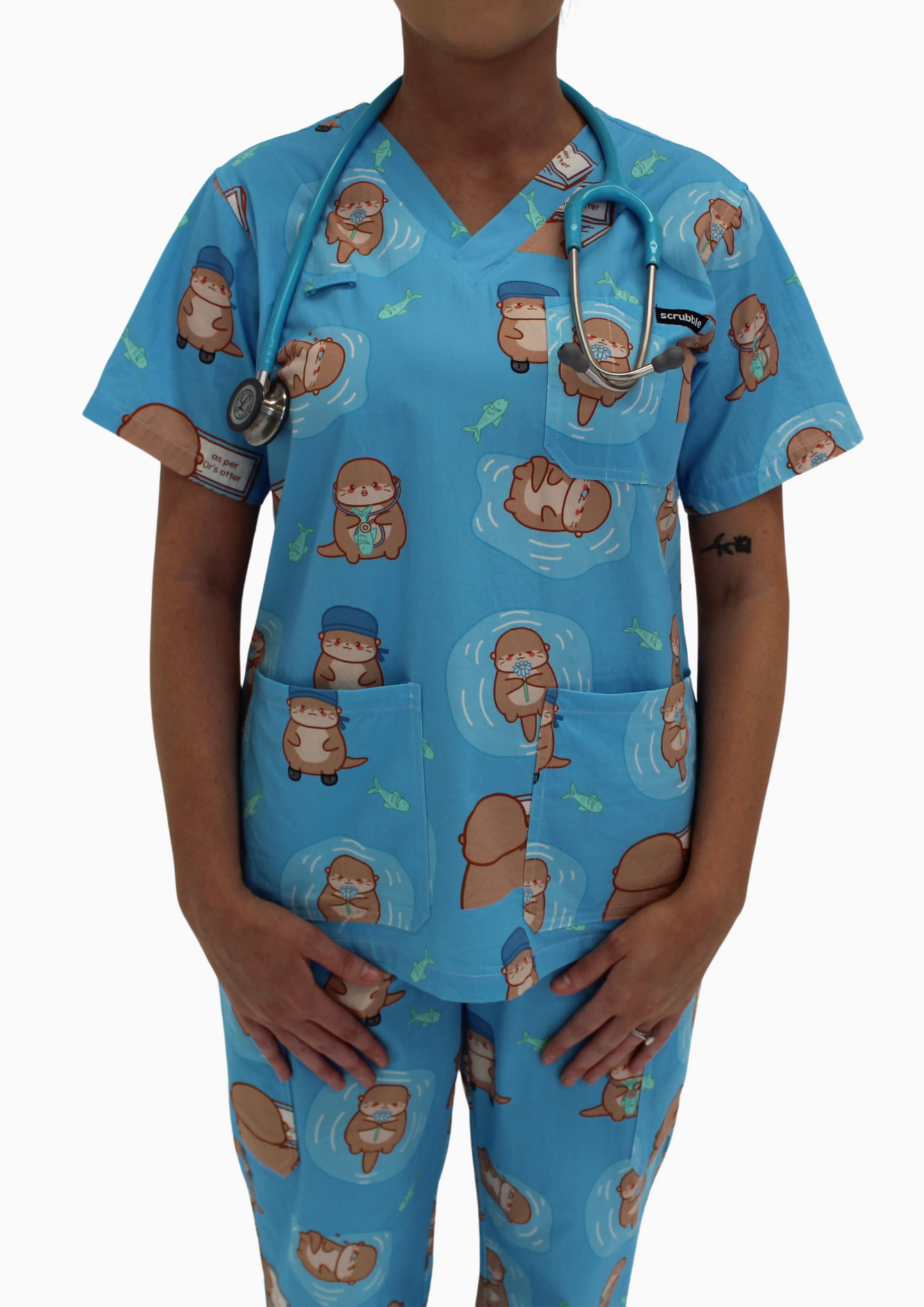 Dr. Otter Scrub Set