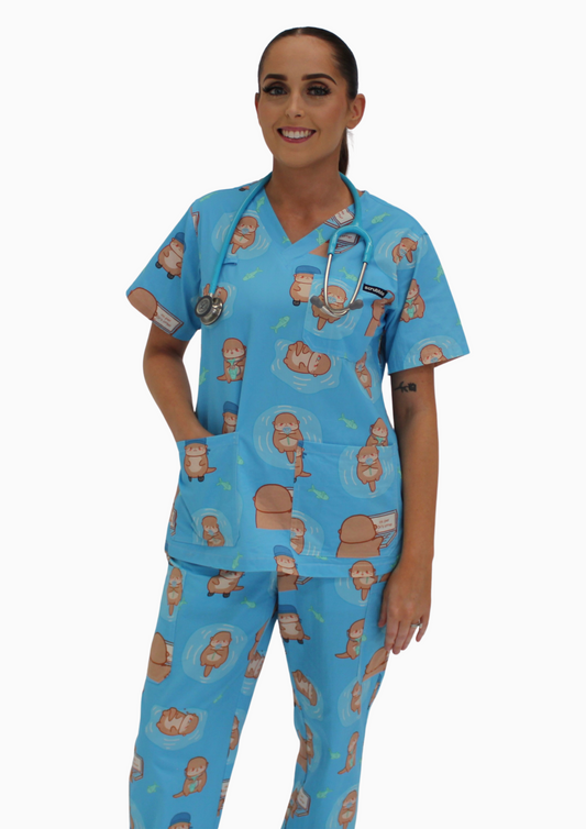 Dr. Otter Scrub Set