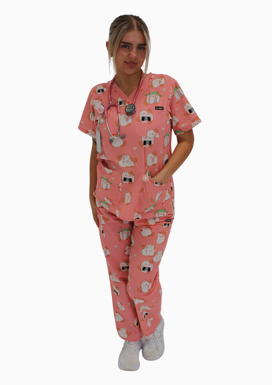 Cat Scan Scrub Set