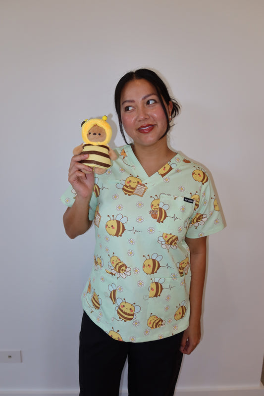 Best Bee-haviour Scrub Top