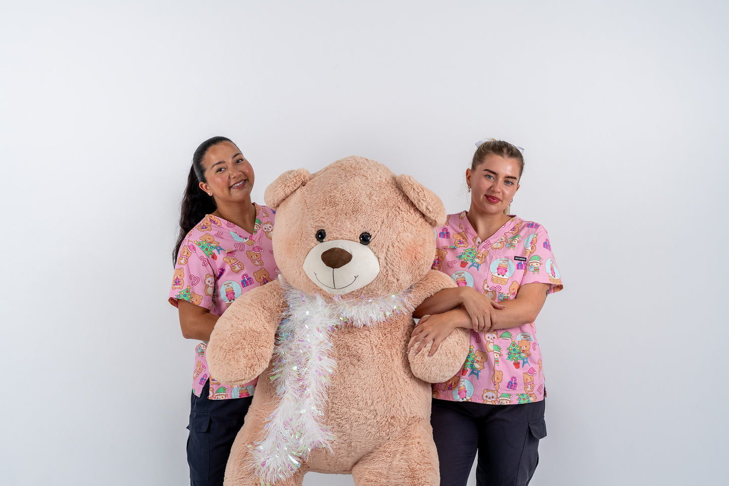 Meddy Christmas Scrub Top