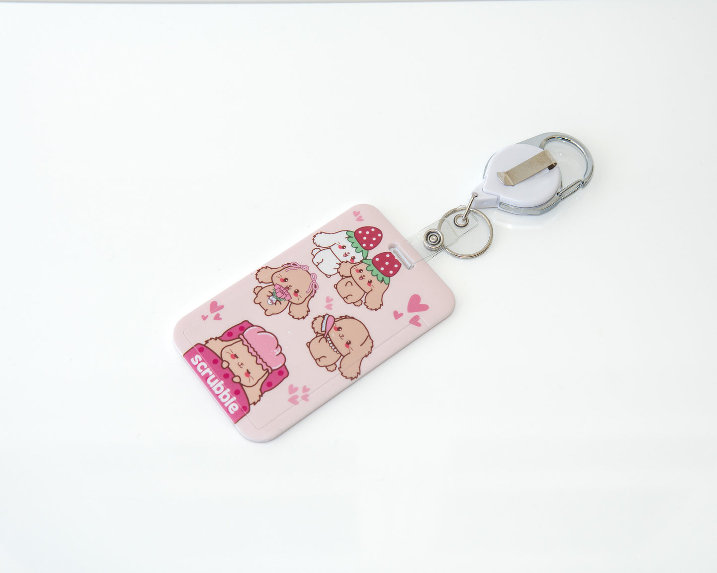 Love You Bunny ID Holder Badge Reel