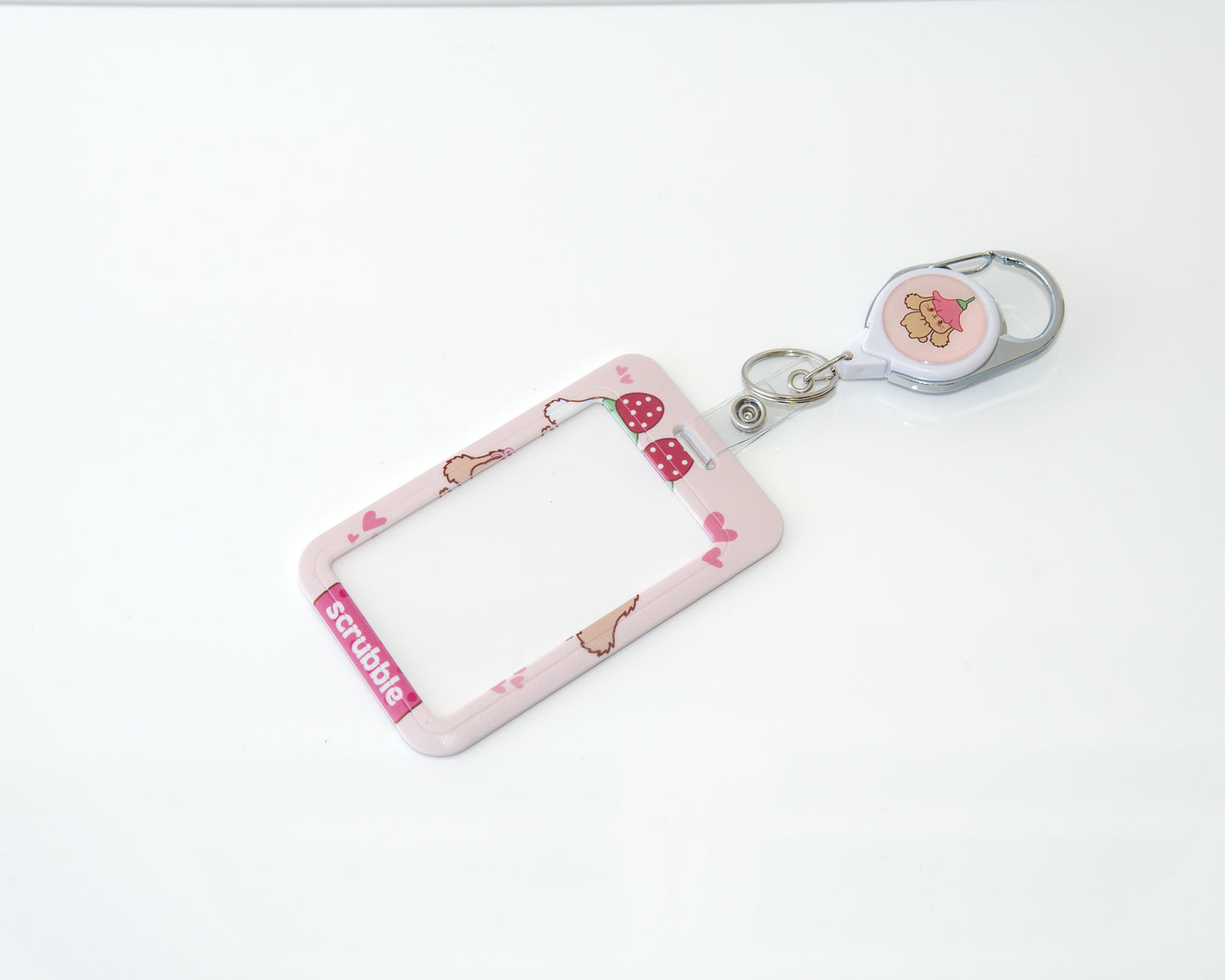 Love You Bunny ID Holder Badge Reel