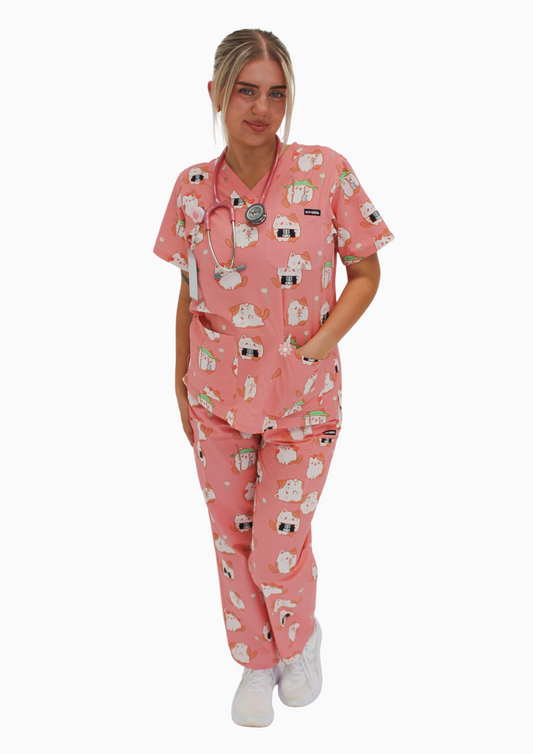 Cat Scan Scrub Set