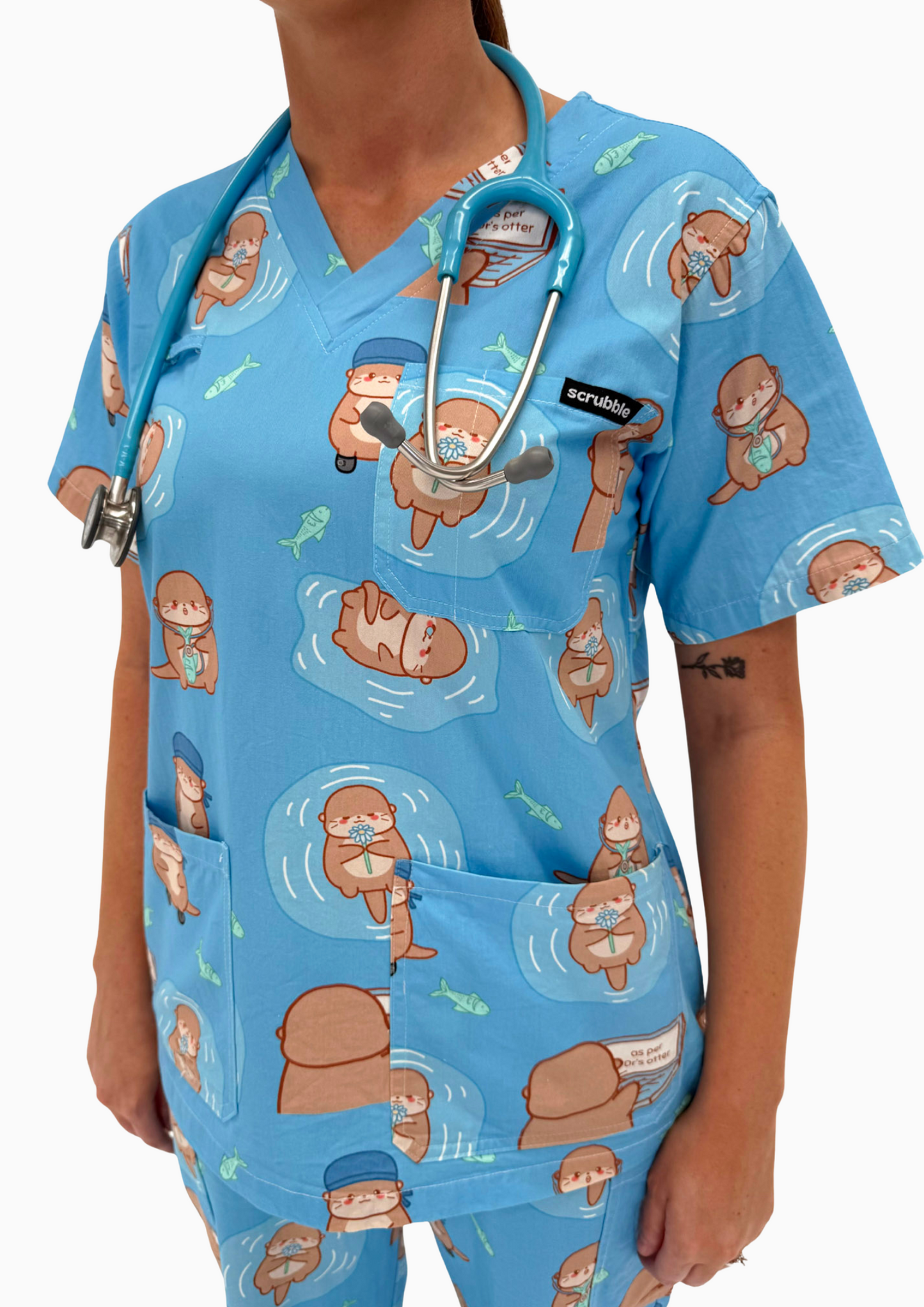 Dr. Otter Scrub Set
