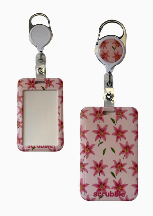 Love You Lily ID Holder Badge Reel