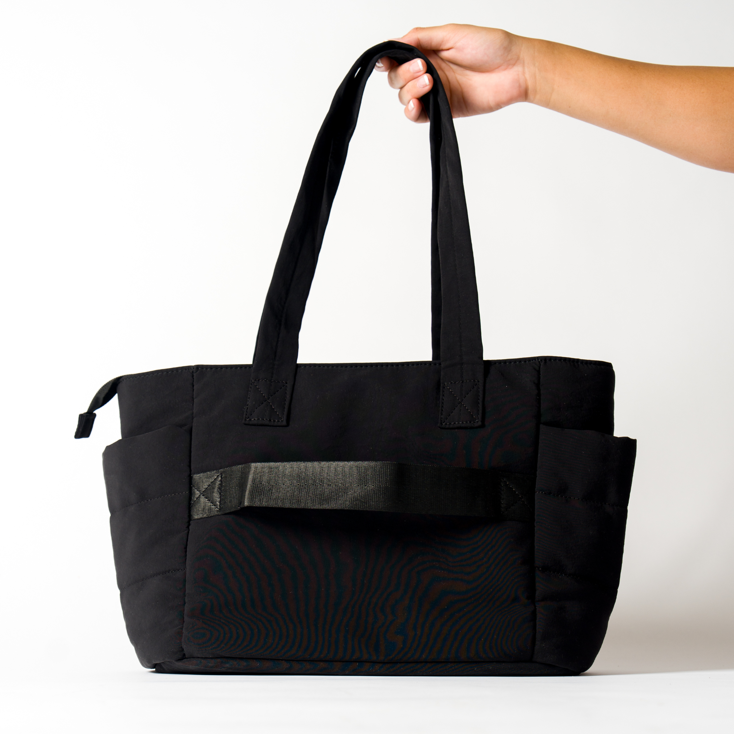 black puffer lululemon bag Signature Scrubble Puffer Tote Black